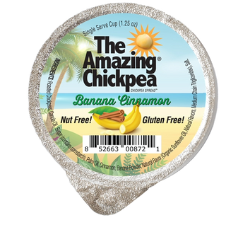 The Amazing Chickpea Banana Cinnamon Spread 1.25 oz Cups