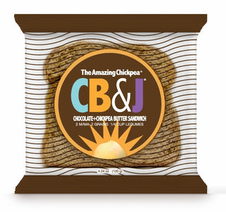 The Amazing Chickpea (CB &J)  Creamy & Chocolate Chickpea Butter Sandwiches