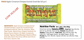 The Amazing Chickpea Apple Cinnamon Snack Bars