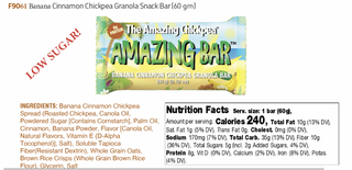 The Amazing Chickpea Banana Cinnamon Snack Bars